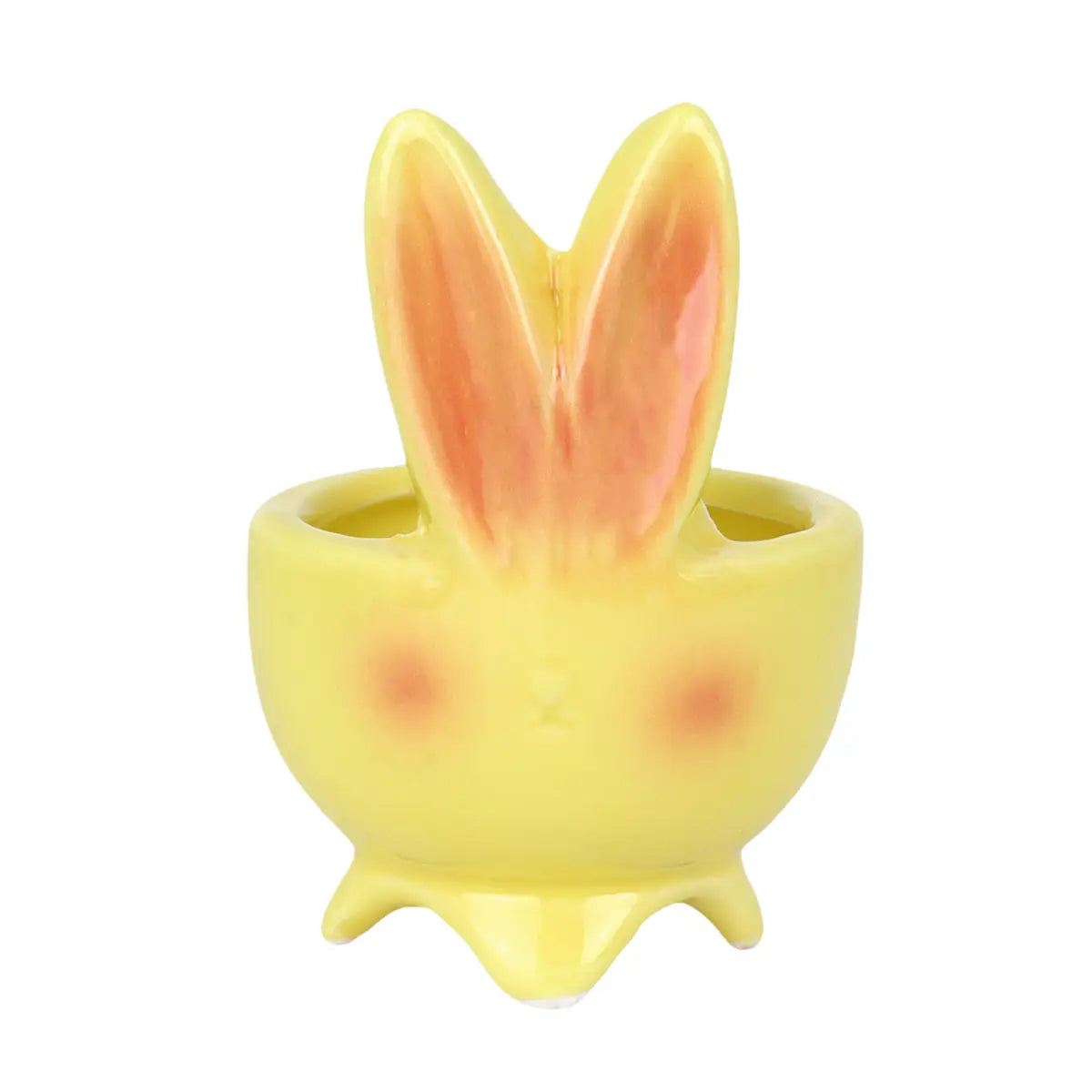 Mini Conejito, Cerámica, Color Amarillo