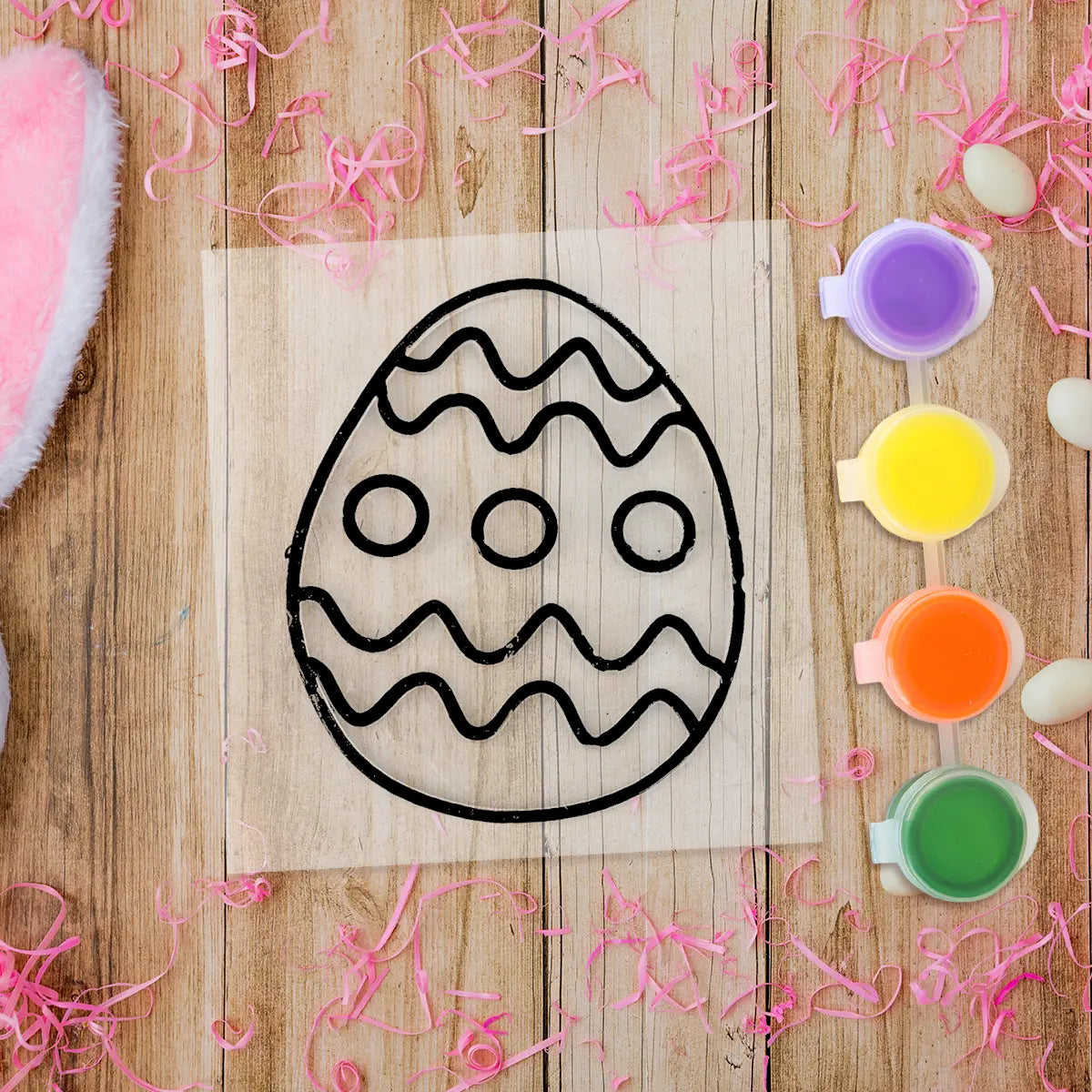 Huevito de Pascua, DIY, Gel Clings