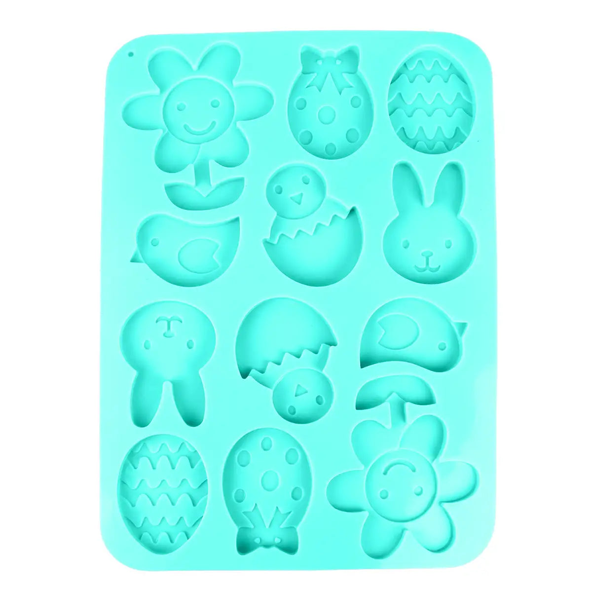 Molde de Silicón, Diseño Pascua, Color Gris