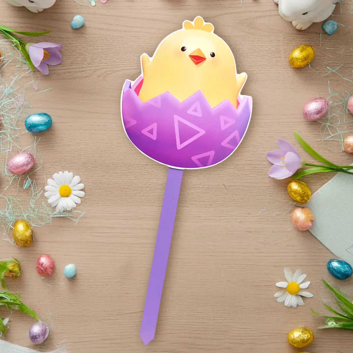 Estaca Decorativa de Pascua, Pollito