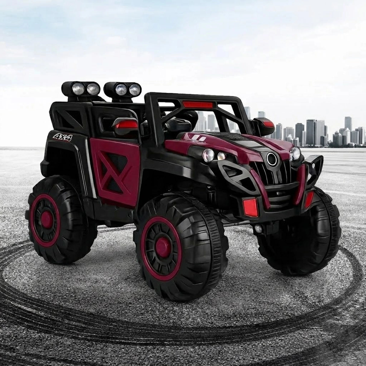 Carrito Montable para Niños, Razer, Color Rojo