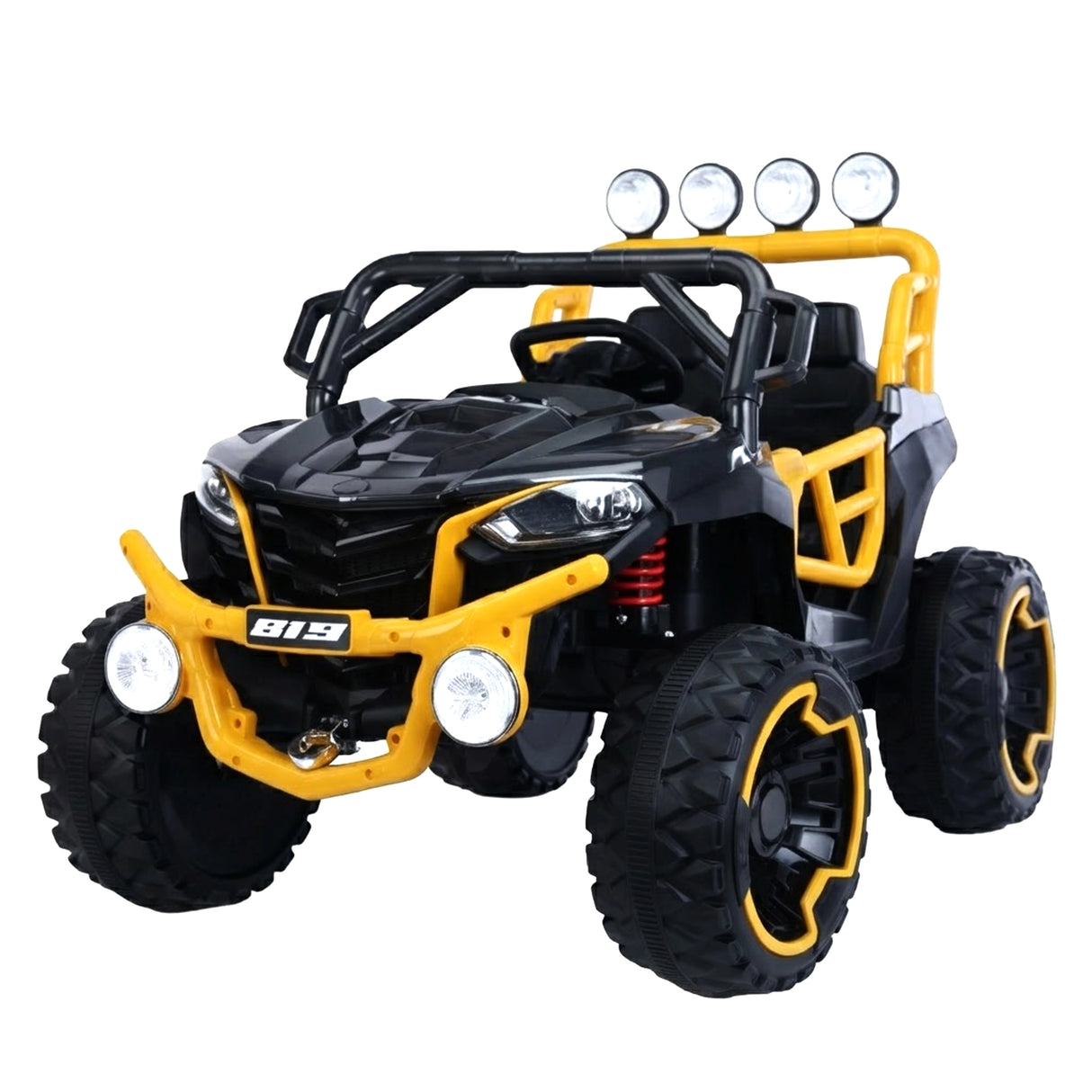 Carrito Montable para Niños, Razer, Color Amarillo