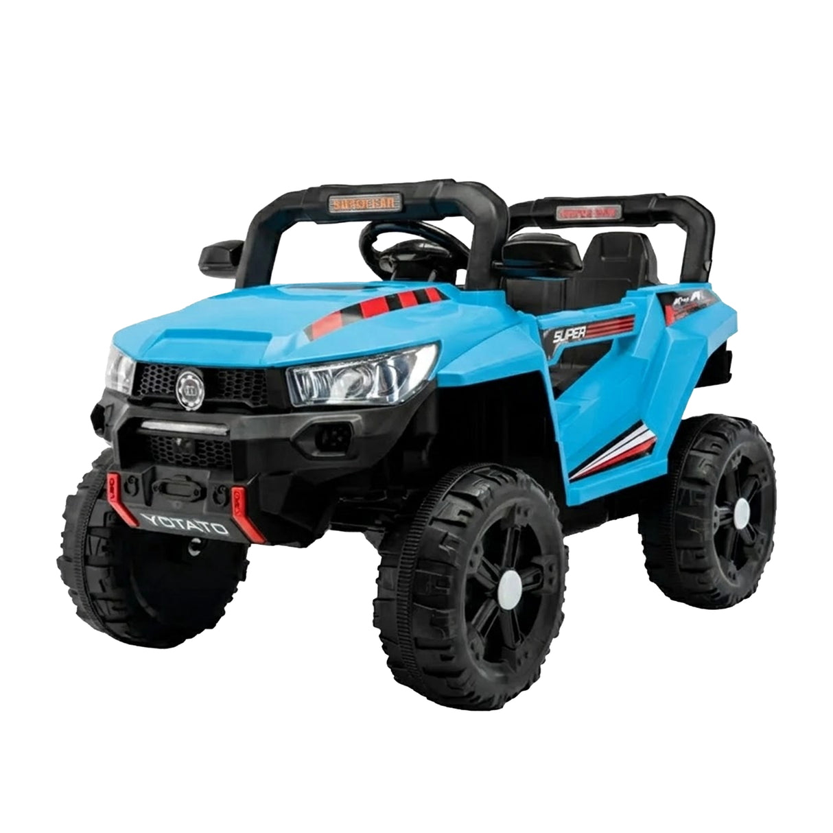 Carrito Montable para Niños, 2 plazas, Color Azul