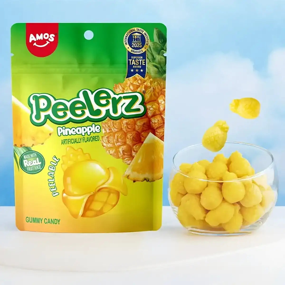 Piña, Gomitas Pelables, Peelerz, 62 gr