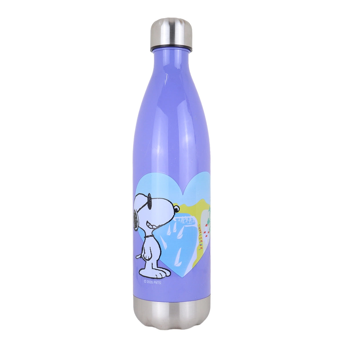 Botella de Agua, Color Morado, Peanuts, 1 L