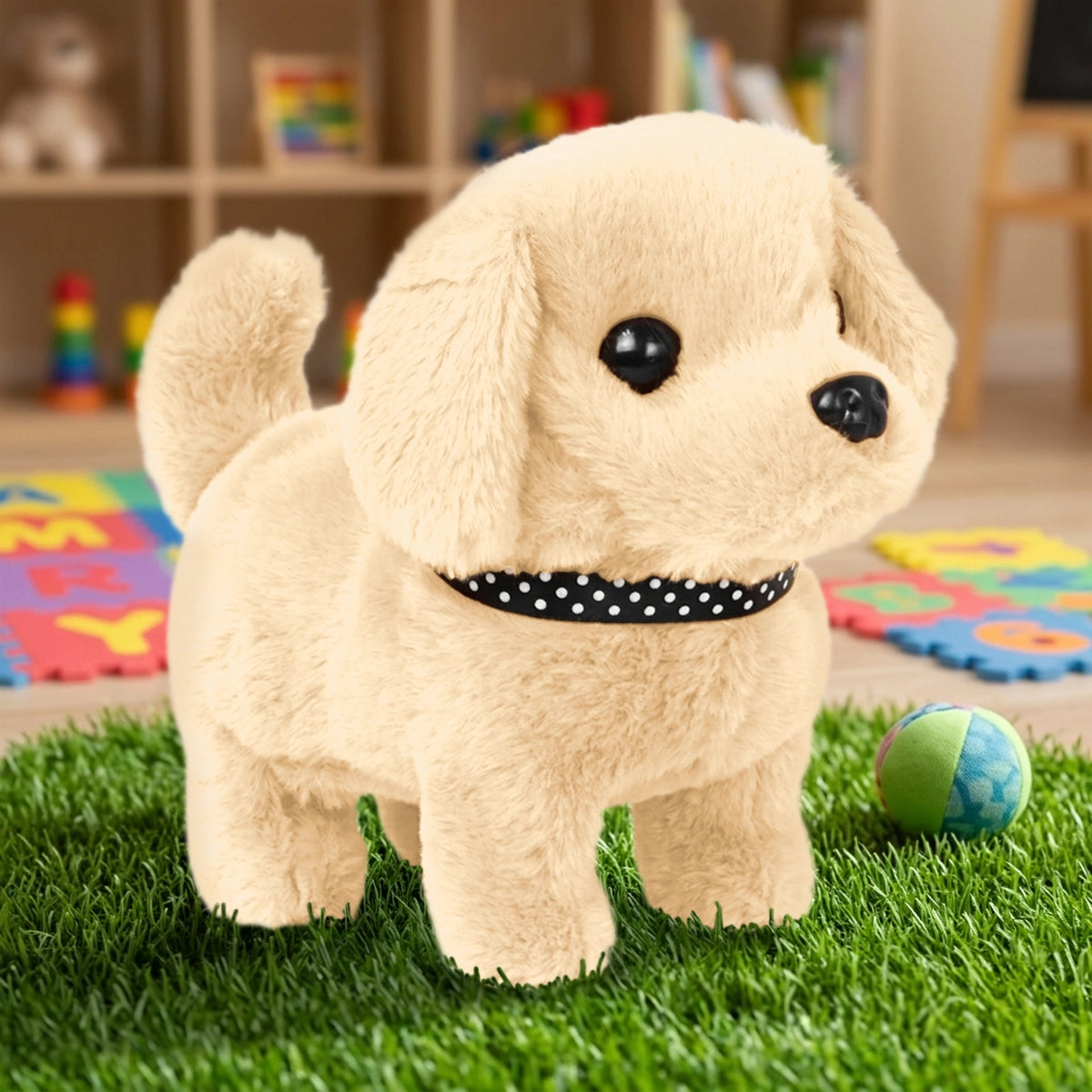 Perrito Caminador, Color Crema