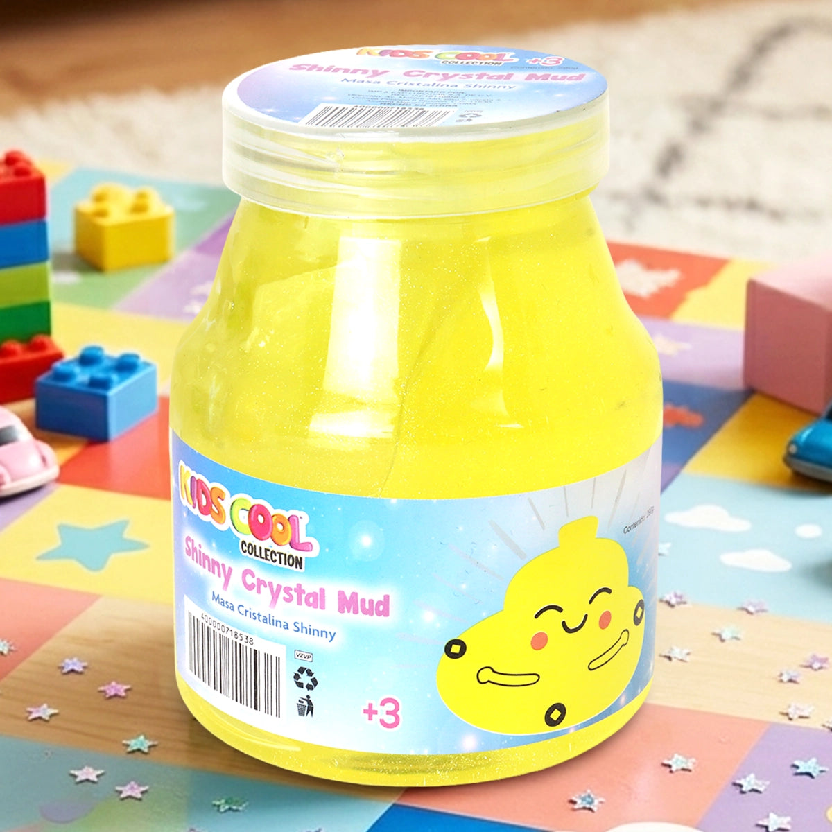Slime Brillante, Color Amarillo, 290 gr