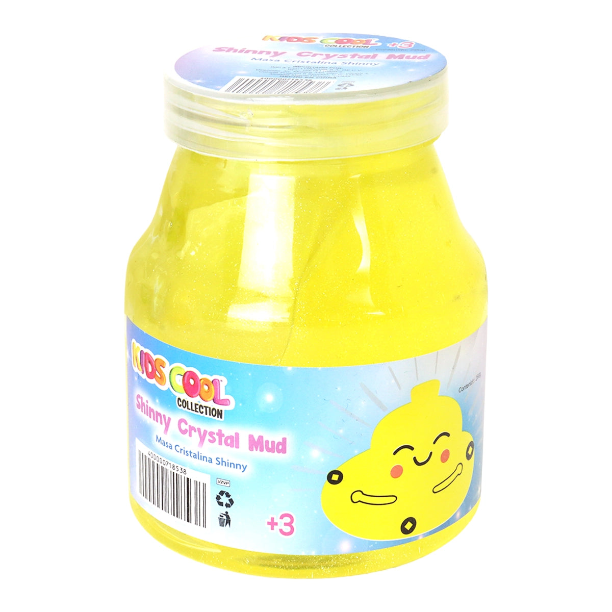 Slime Brillante, Color Amarillo, 290 gr
