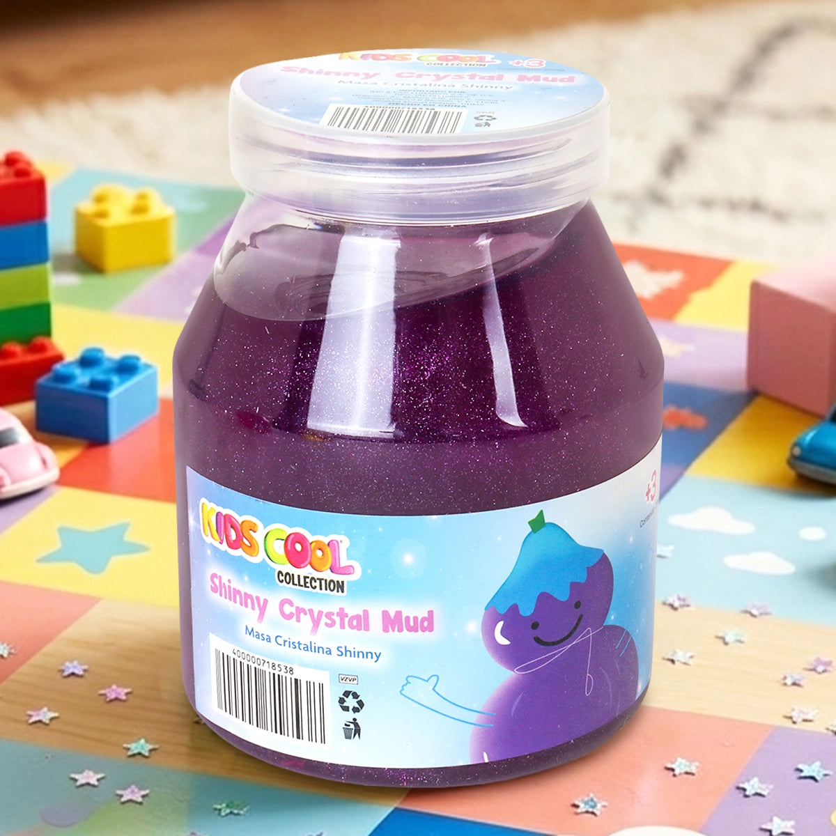 Slime Brillante, Color Morado, 290 gr