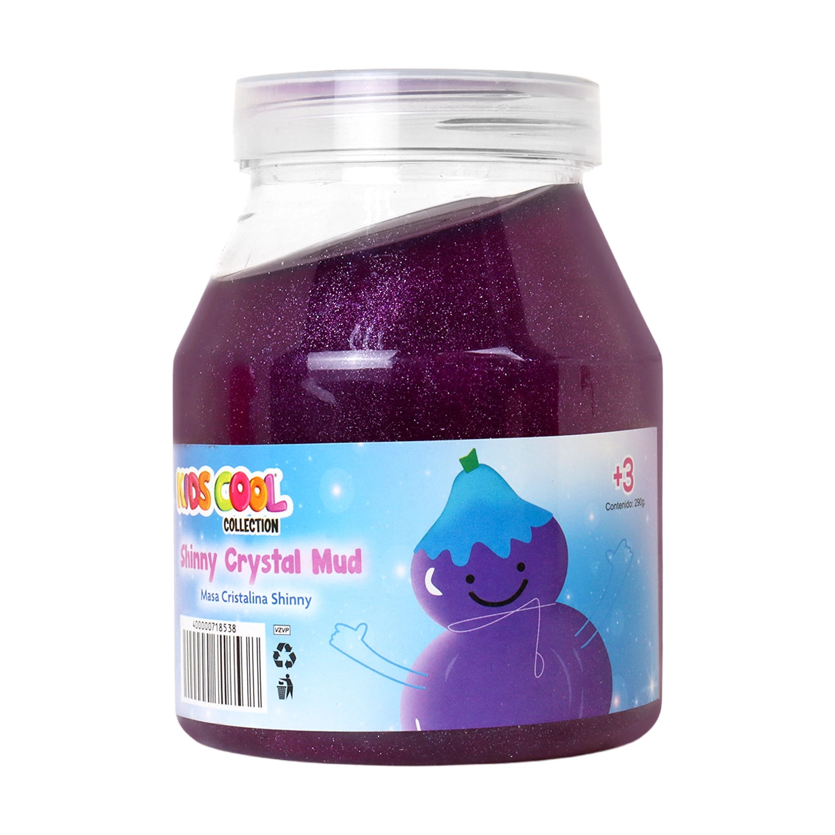 Slime Brillante, Color Morado, 290 gr