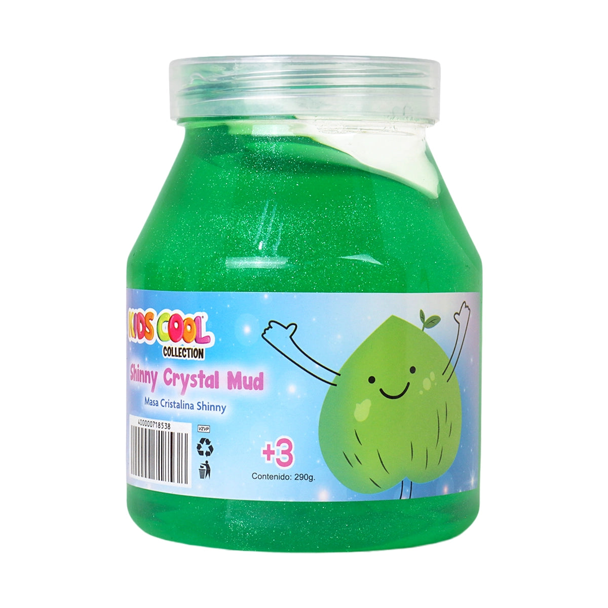 Slime Brillante, Color Verde, 290 gr