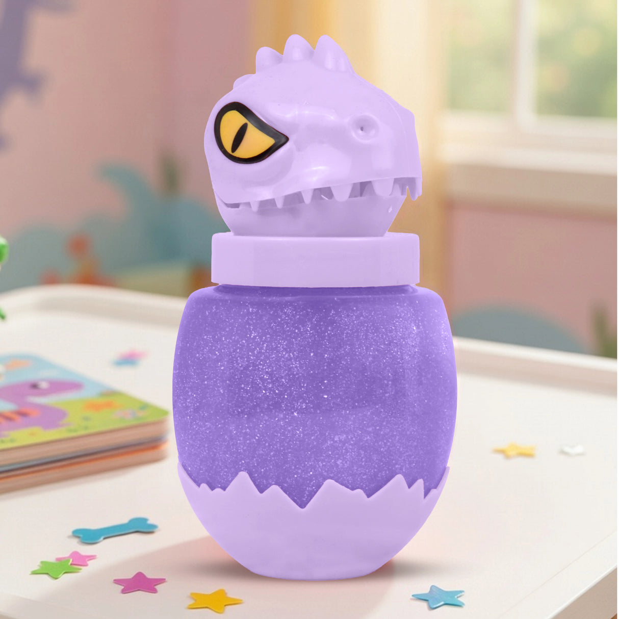 Slime, Dinosaurio, Color Morado, 290 gr