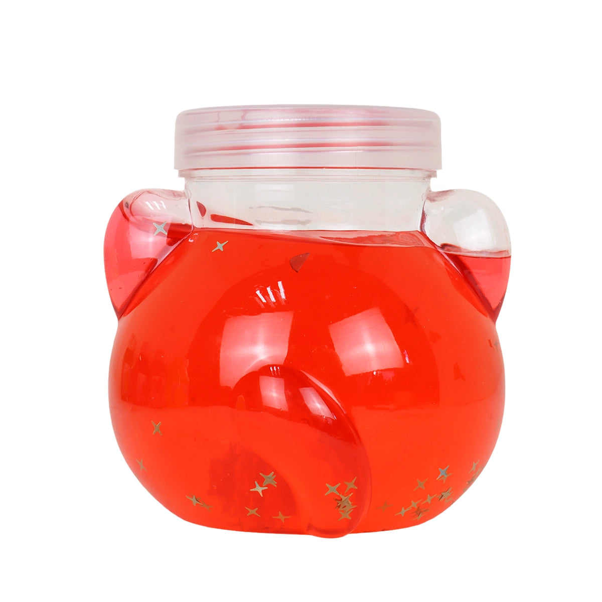 Slime, Oso, Confetti, Color Rojo, 250 gr