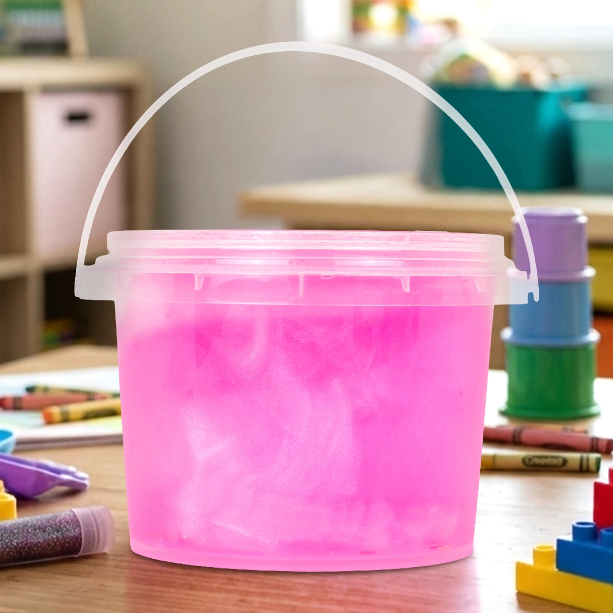 Slime Brillante, Color Rosa, 320 gr