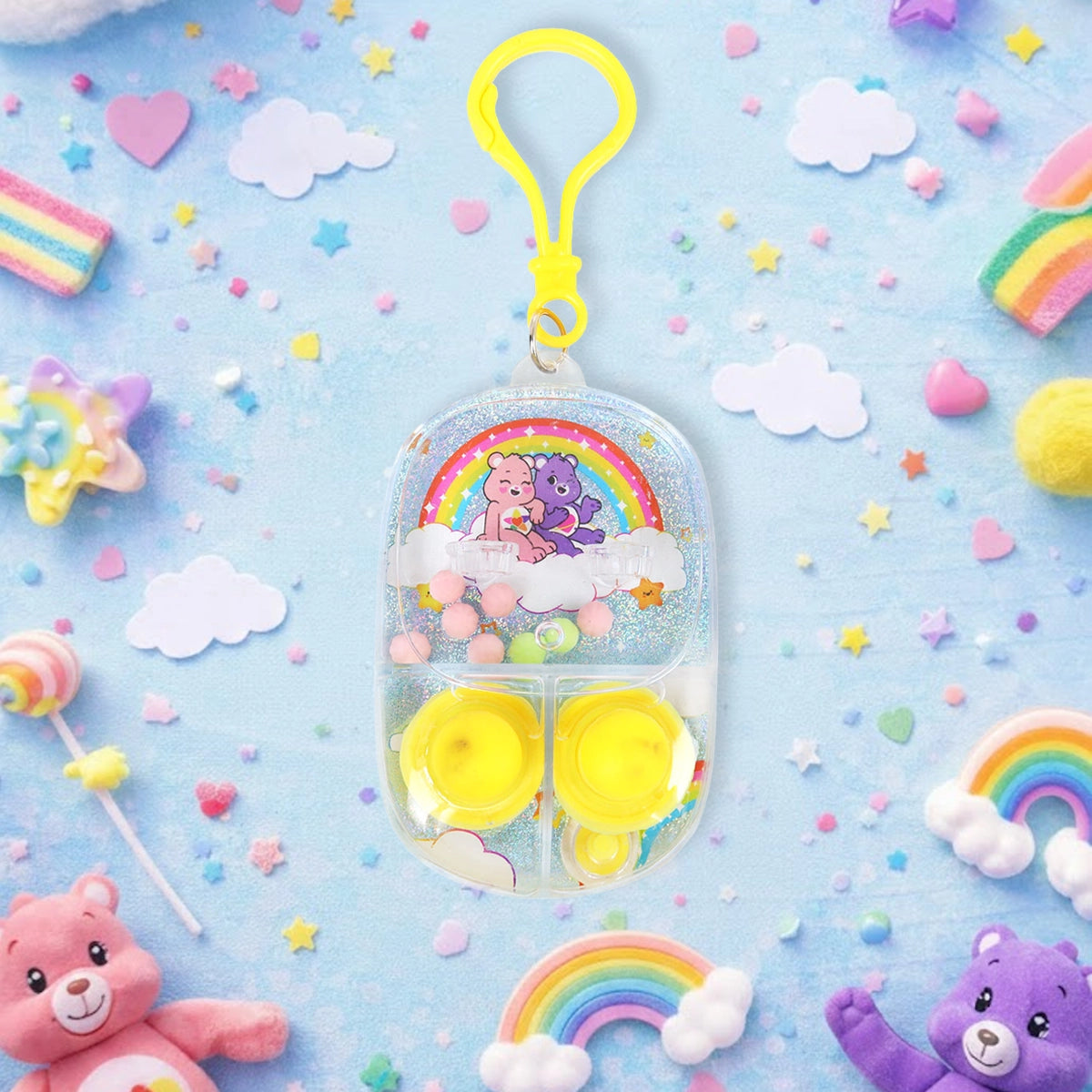 Llavero Juego Creativo Agua Disparo, Ositos Cariñositos