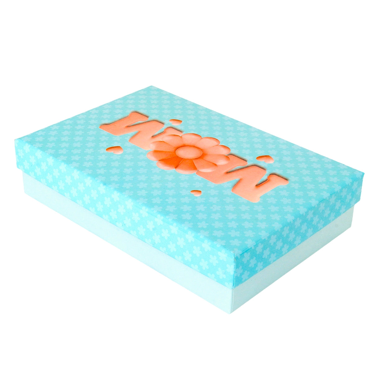 Caja de Regalo "Mom", Color Azul