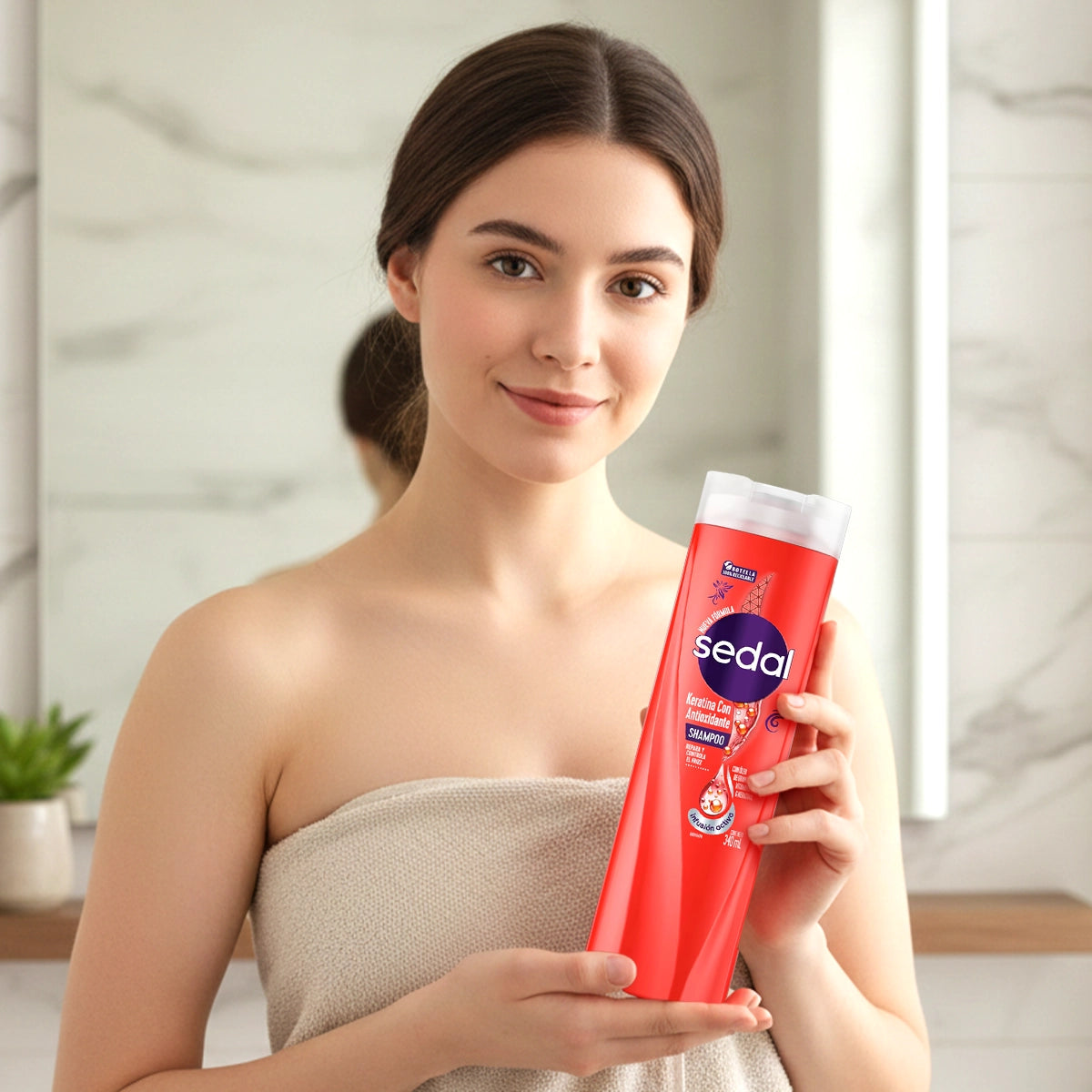 Shampoo Sedal Keratina con Antioxidante, 190 ml
