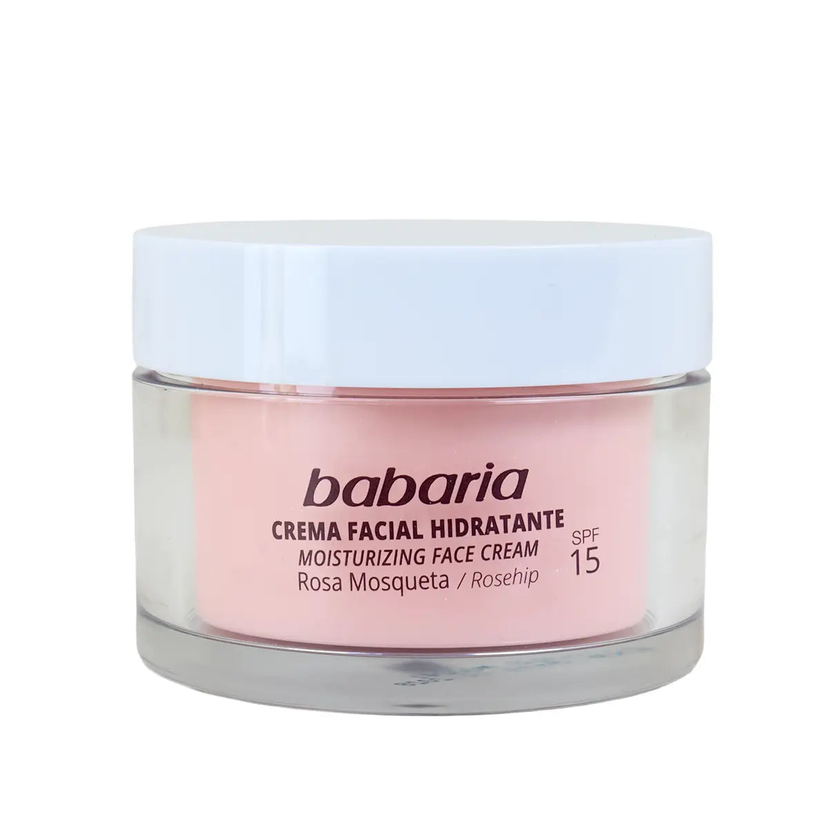 Crema Facial Hidratante con Rosa Mosqueta, Babaria, 50 ml