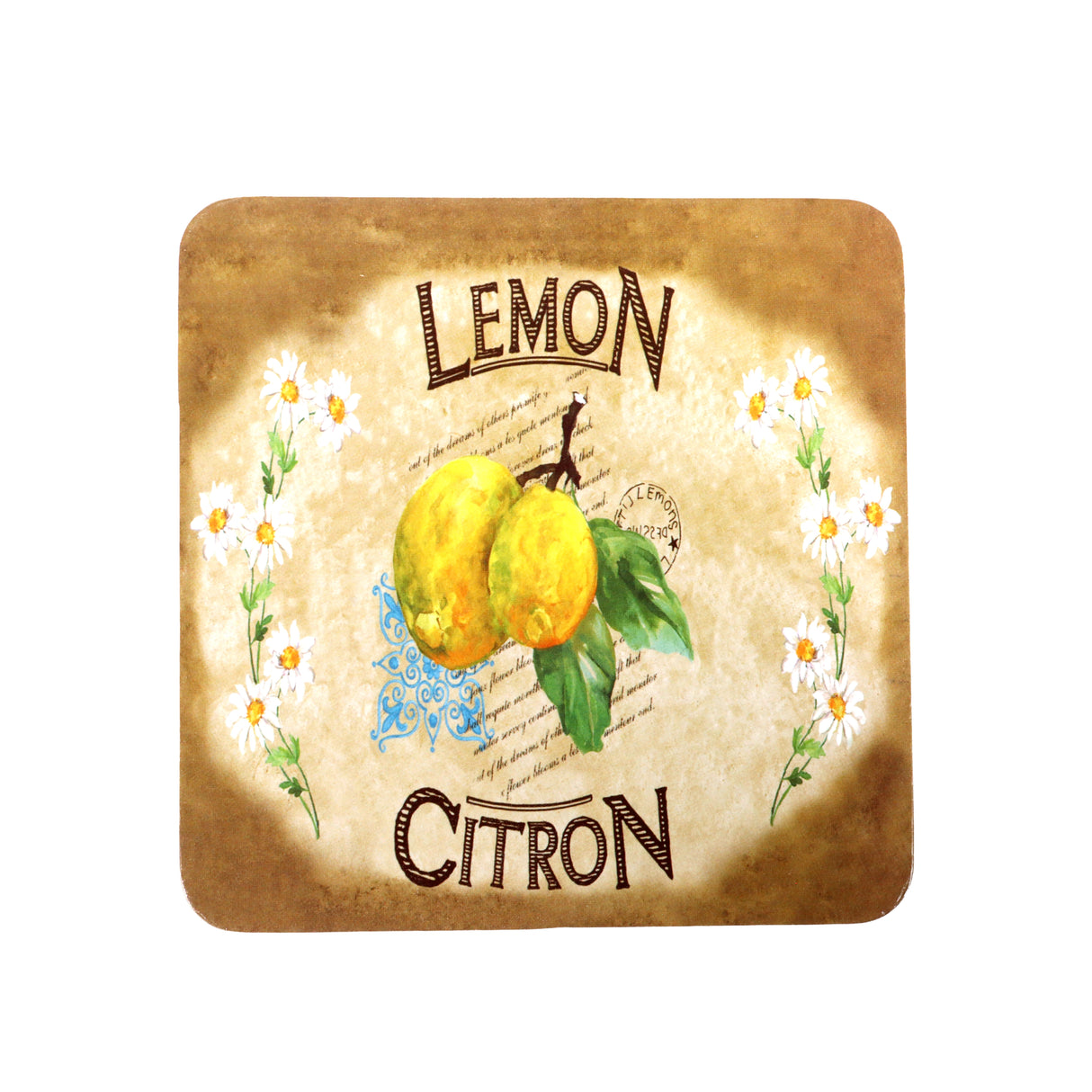 Portavasos, Lemon Citron, 2 pzas