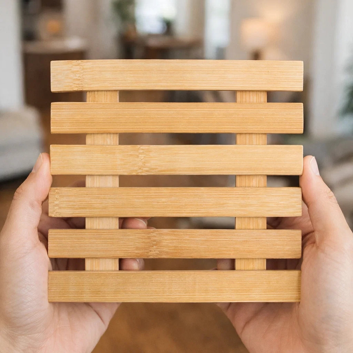 Porta Calientes de Bamboo