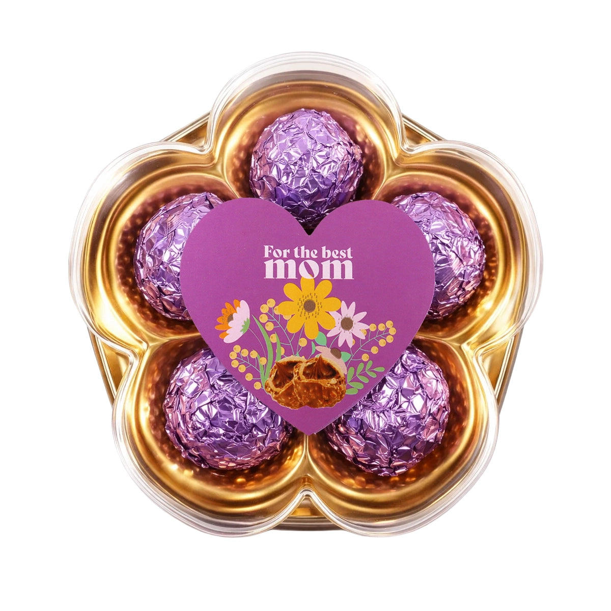 Trufas de Chocolate, Flor, 5 pzas
