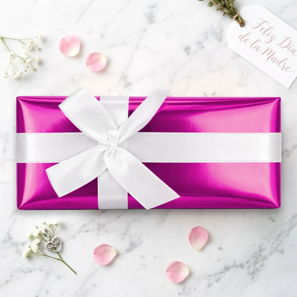Caja de Trufas de Chocolate, Color Rosa, 40 gr