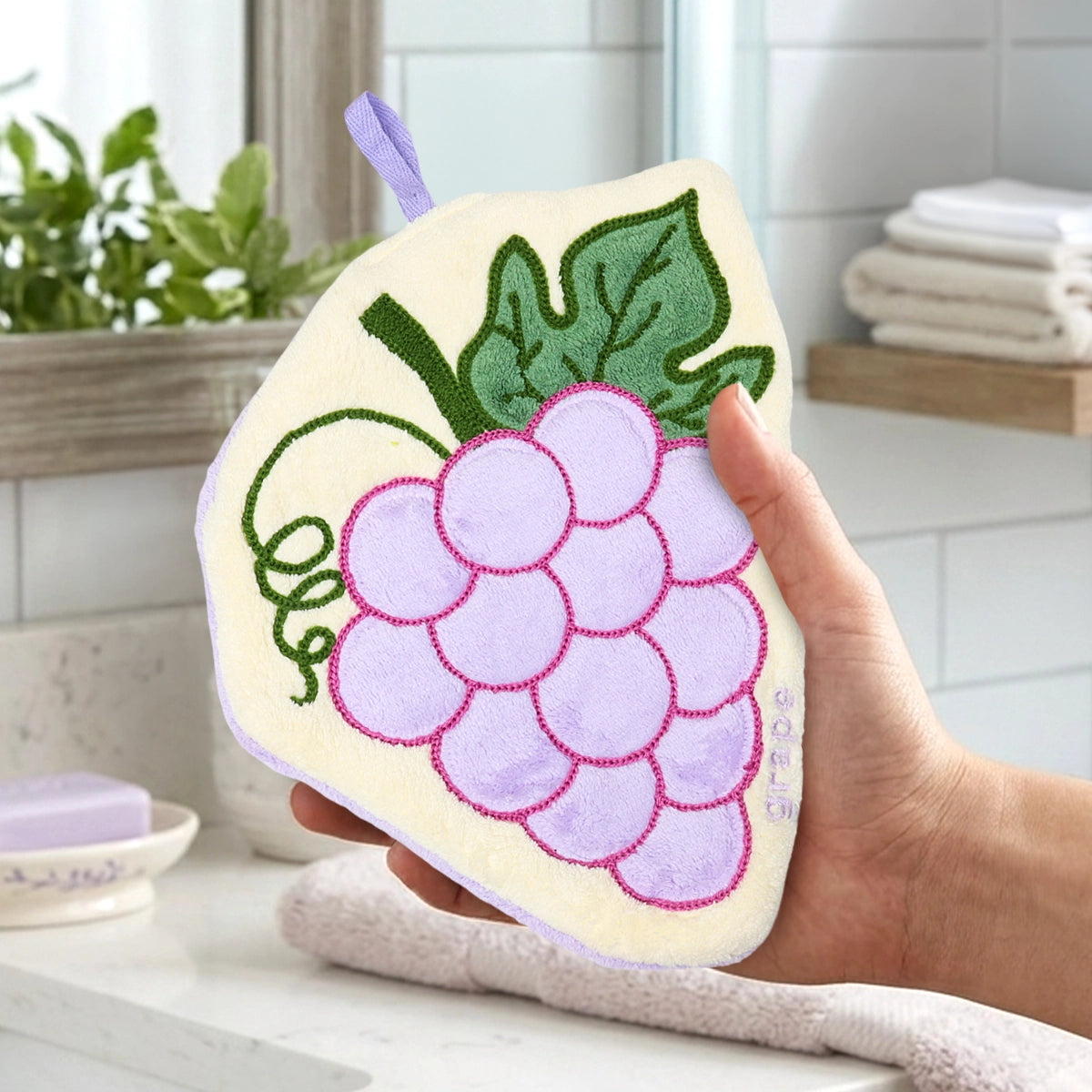 Uva, Toalla de Manos Absorbente