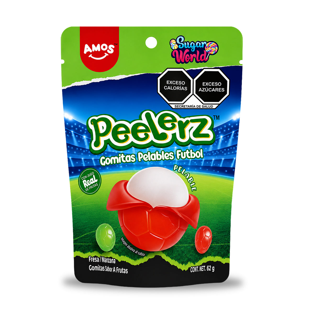 18 05PEELERZ GUMMY SOCCER 62GR