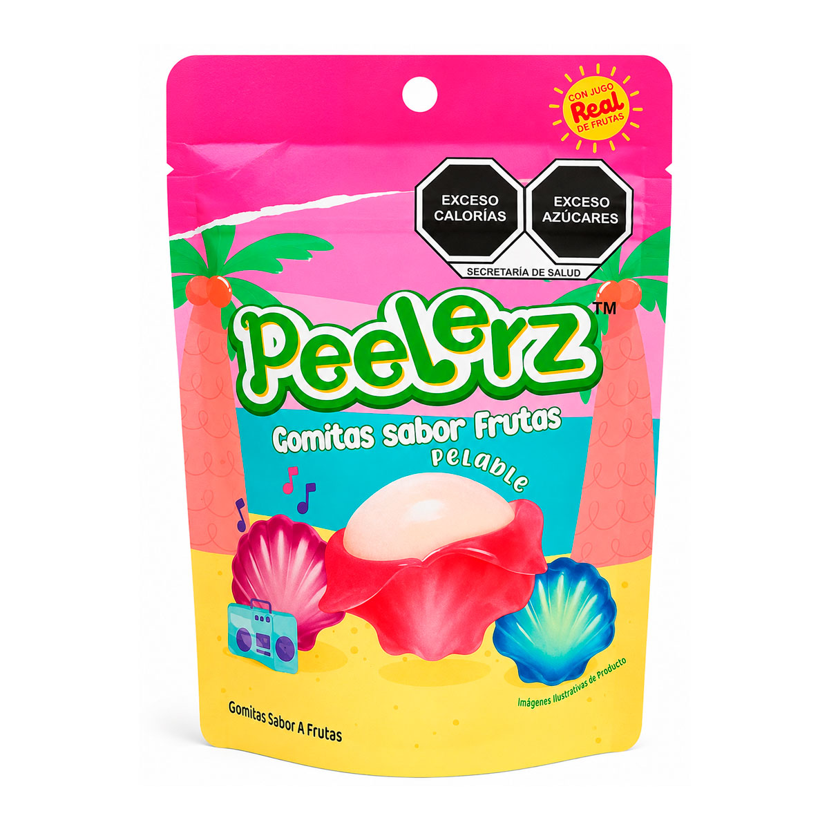 Seashell, Gomitas Pelables, Peelerz, 62 gr
