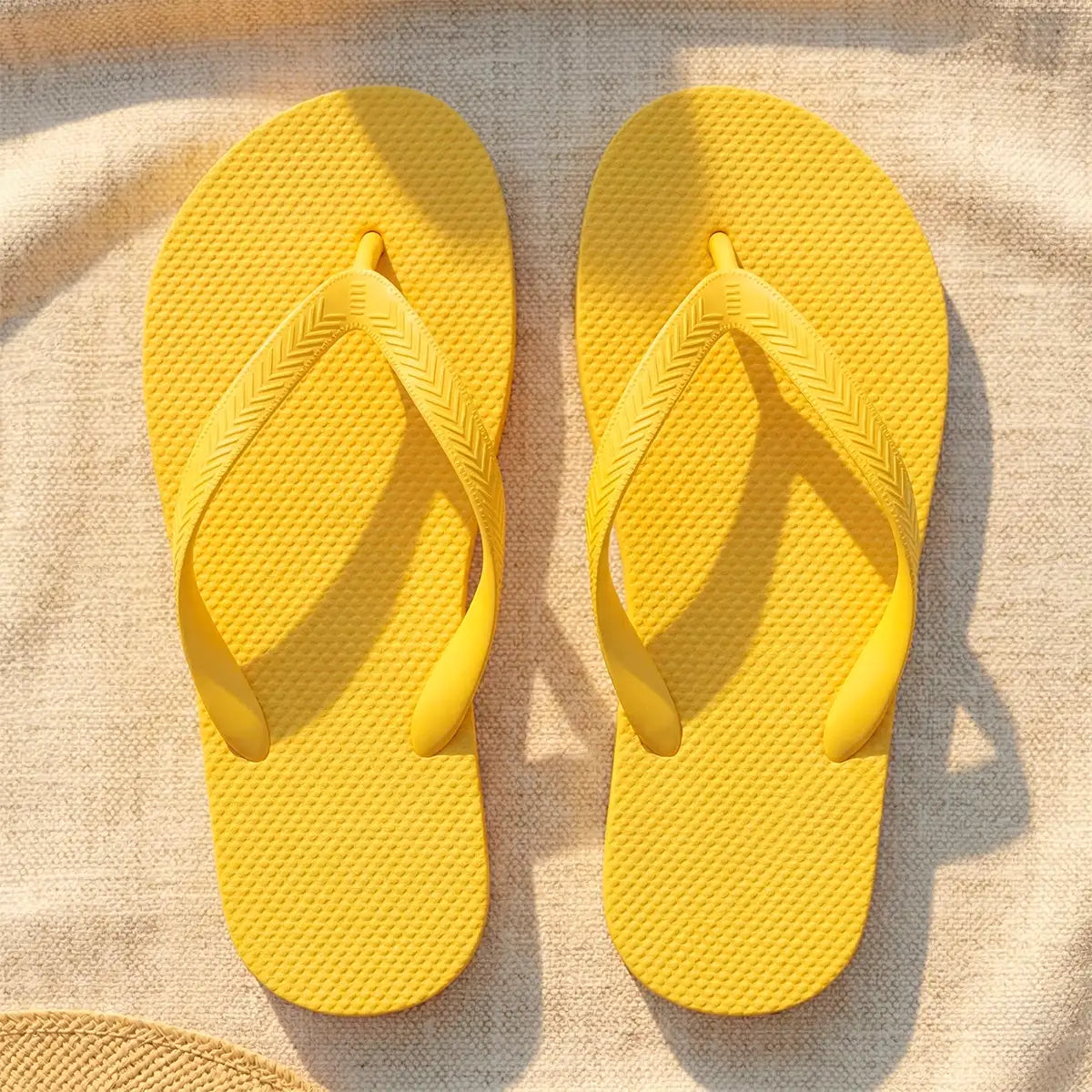 Sandalias para Caballero, Color Amarillo