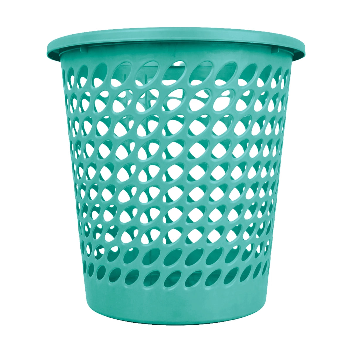 Cesto de Plástico Calado, Color Verde