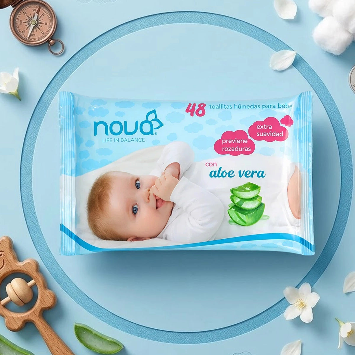 Toallitas Húmedas para Bebé, Nova