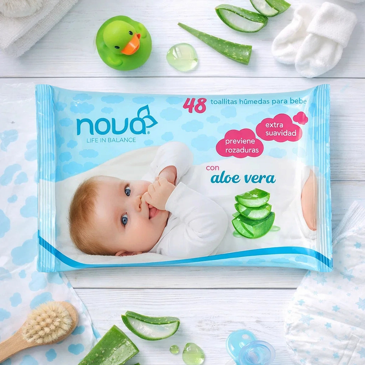 Toallitas Húmedas para Bebé, Nova