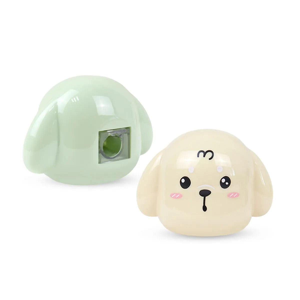 Perritos, Sacapuntas, Color Amarillo y Verde