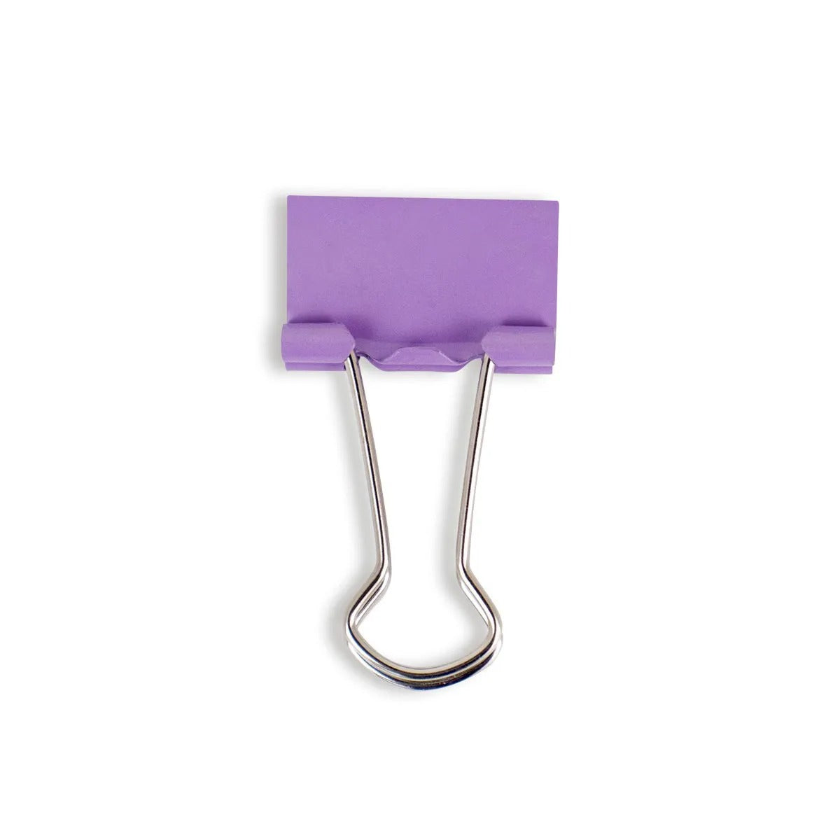 Clip Mariposa para Papel, Color Morado