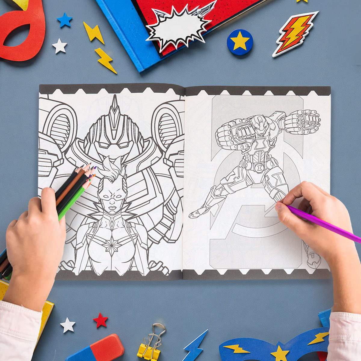 Libro para Colorear, Avengers