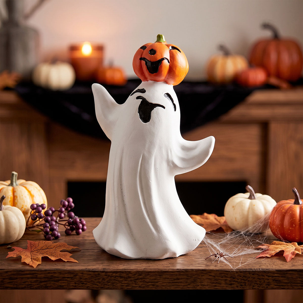 Fantasma con Calabaza, Figura de Cerámica