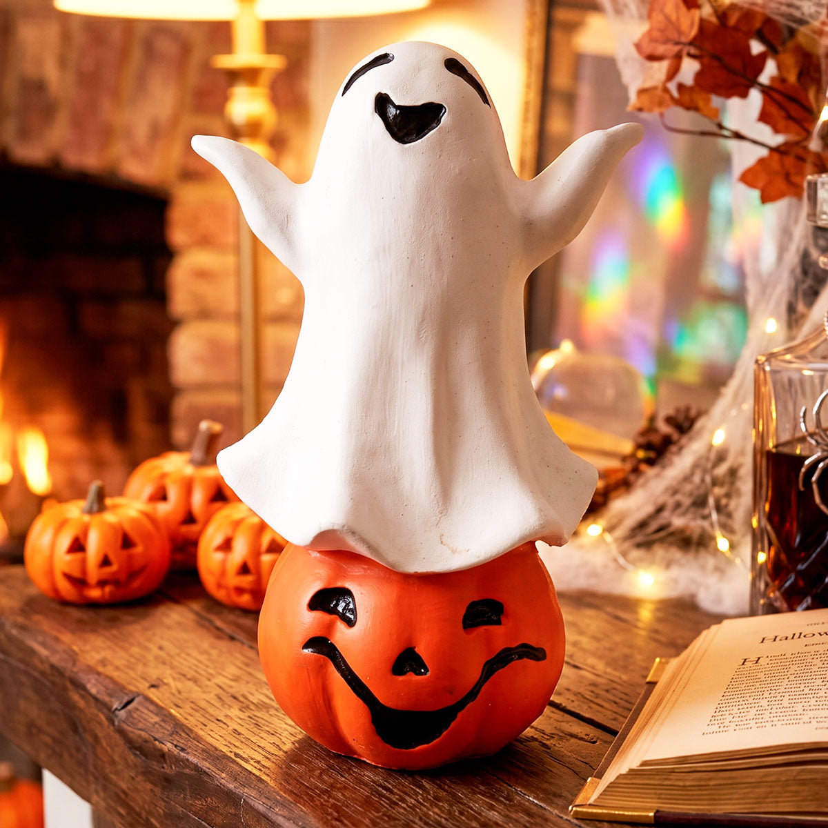 Fantasma con Calabaza, Figura de Cerámica