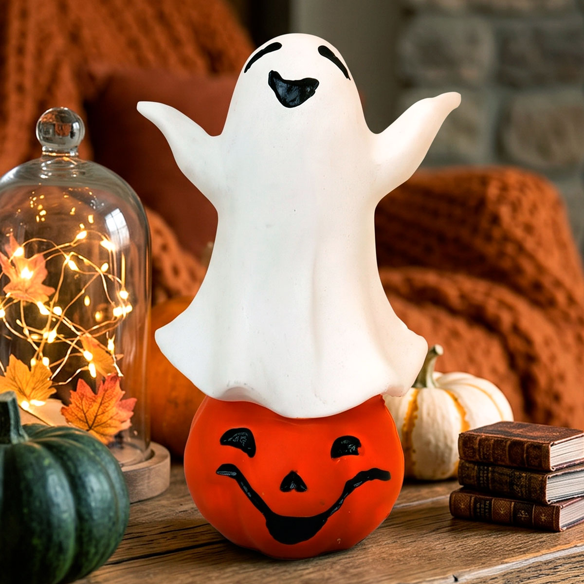 Fantasma con Calabaza, Figura de Cerámica