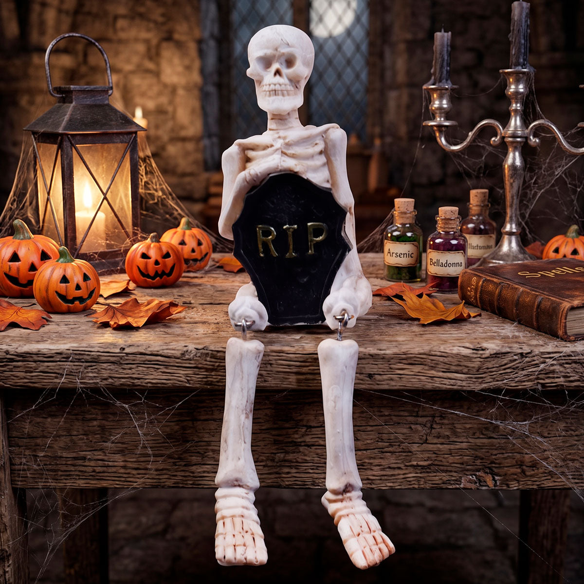 Esqueleto, RIP, Figura de Cerámica