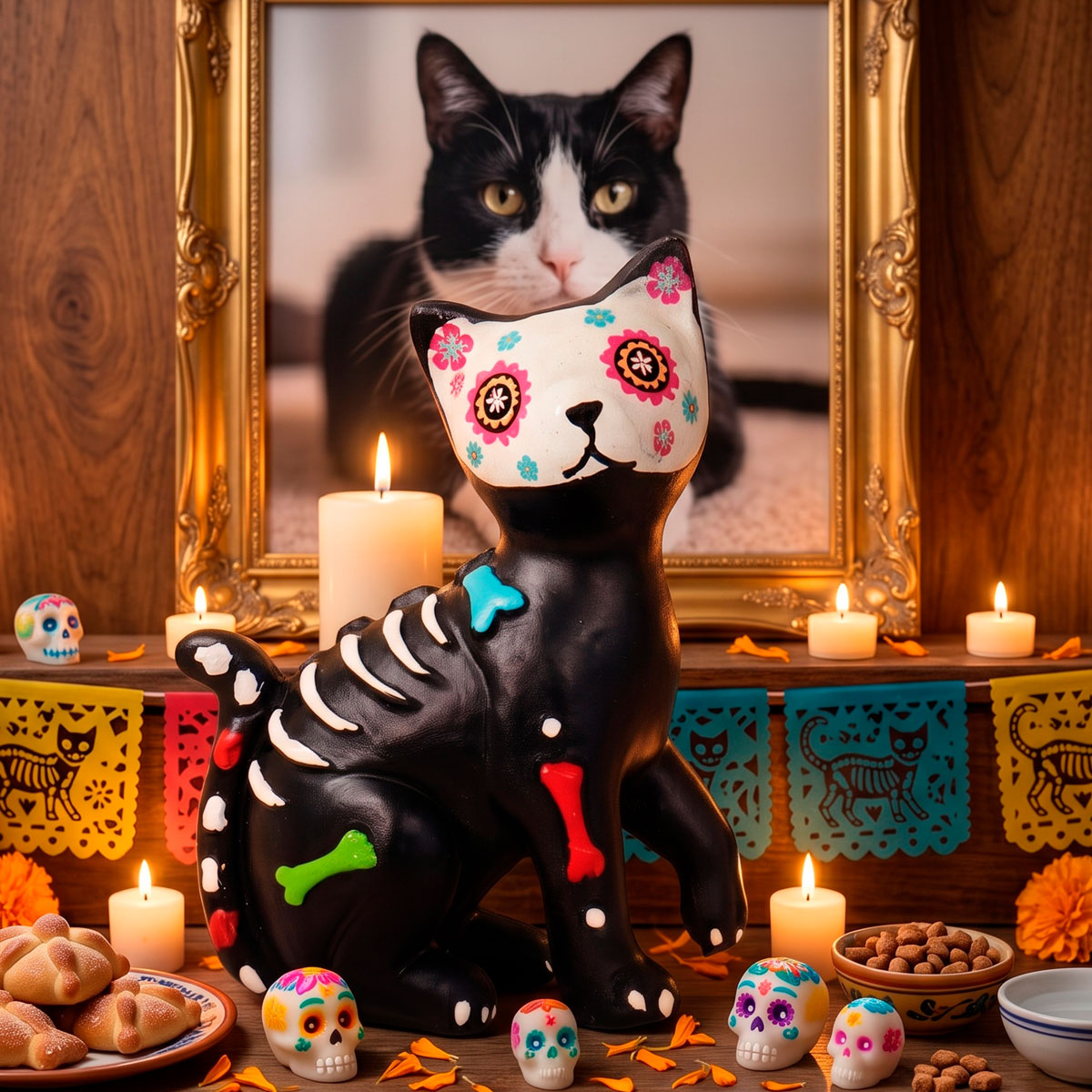 Figura de Cerámica, Gato