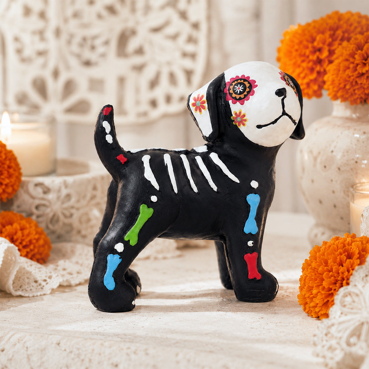 Figura de Cerámica Halloween, Perro