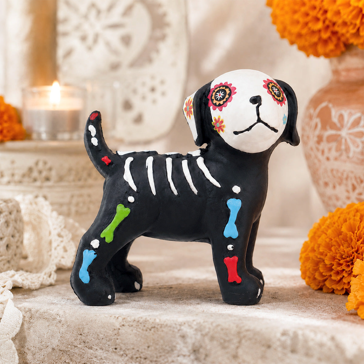 Figura de Cerámica Halloween, Perro