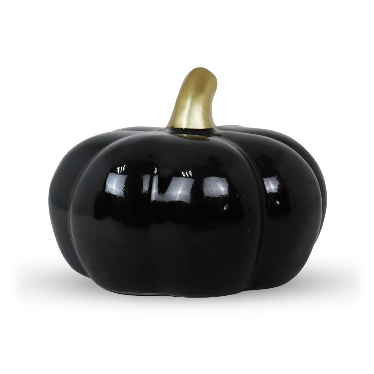 Calabaza de Cerámica, Color Negro