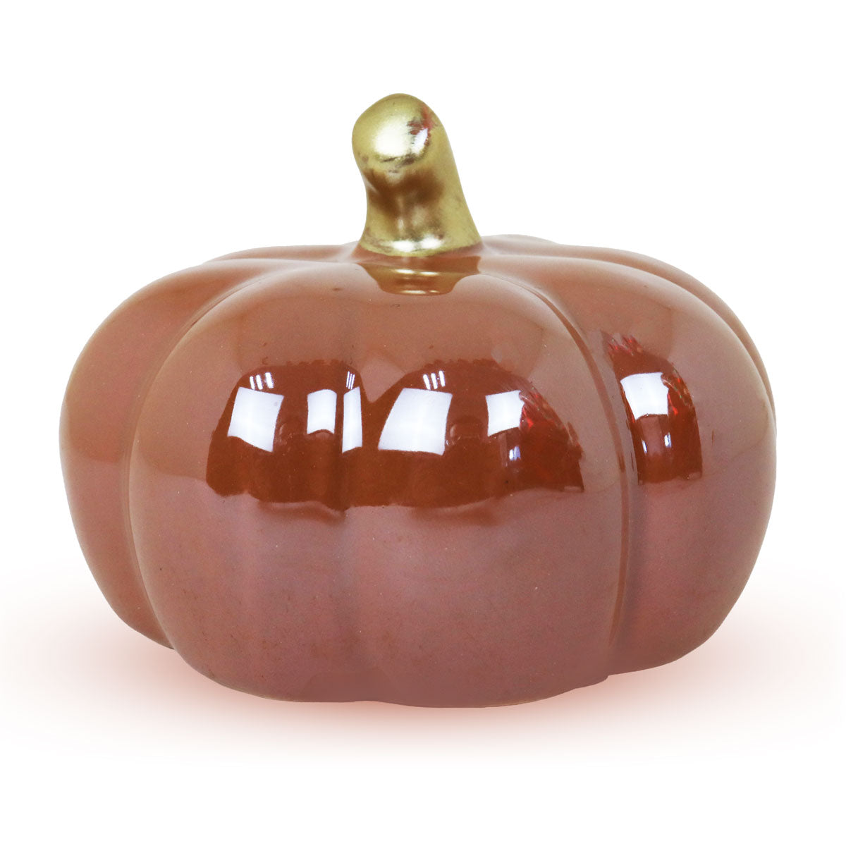 Calabaza de Cerámica, Color Café