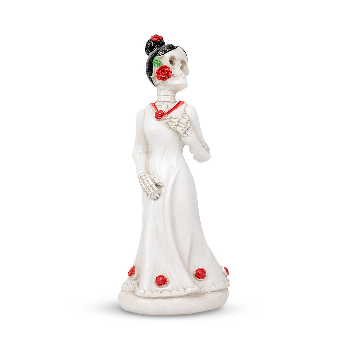Catrina, Figura de Cerámica, Color Blanco