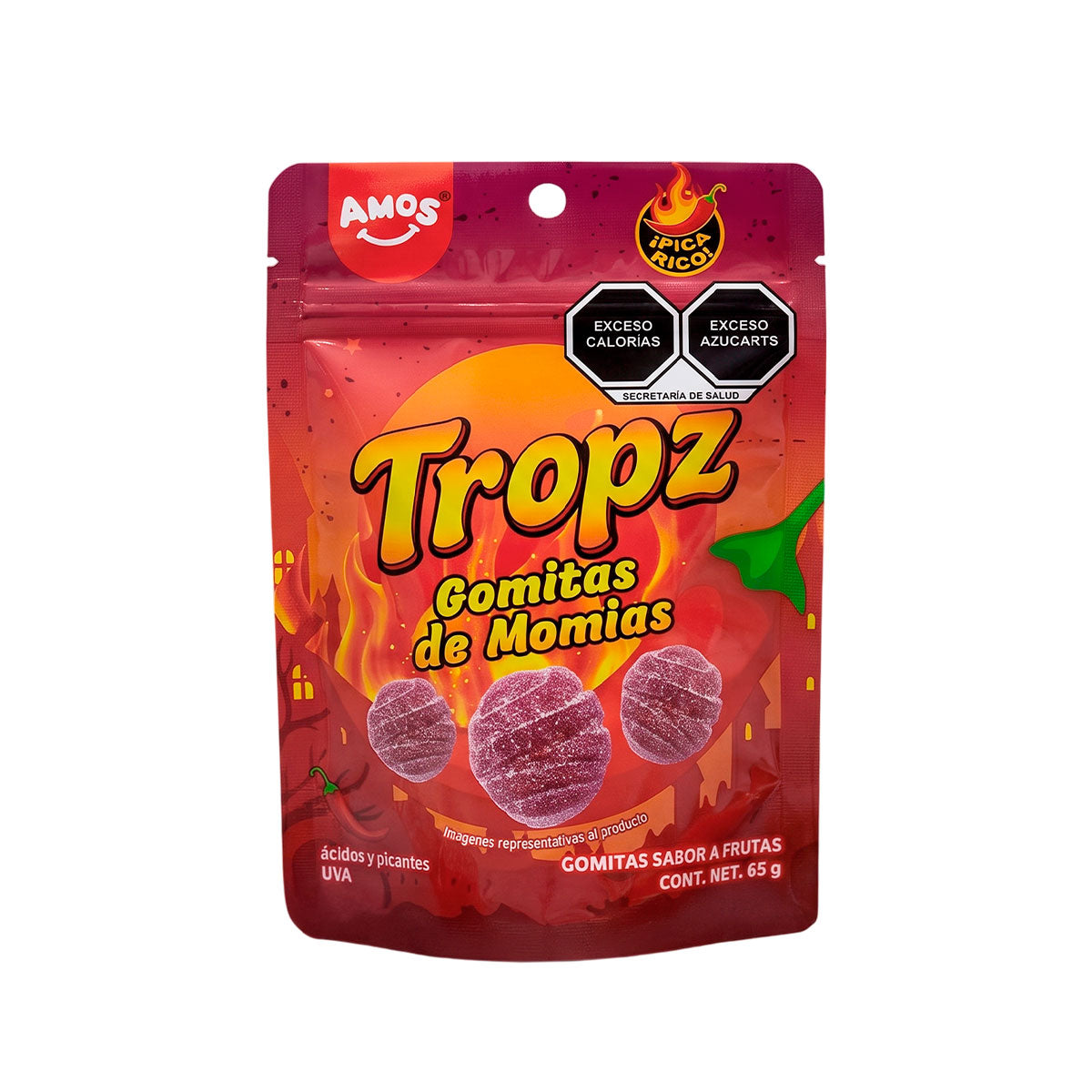 Momia, Gomitas Picantes, Tropz, 65 gr
