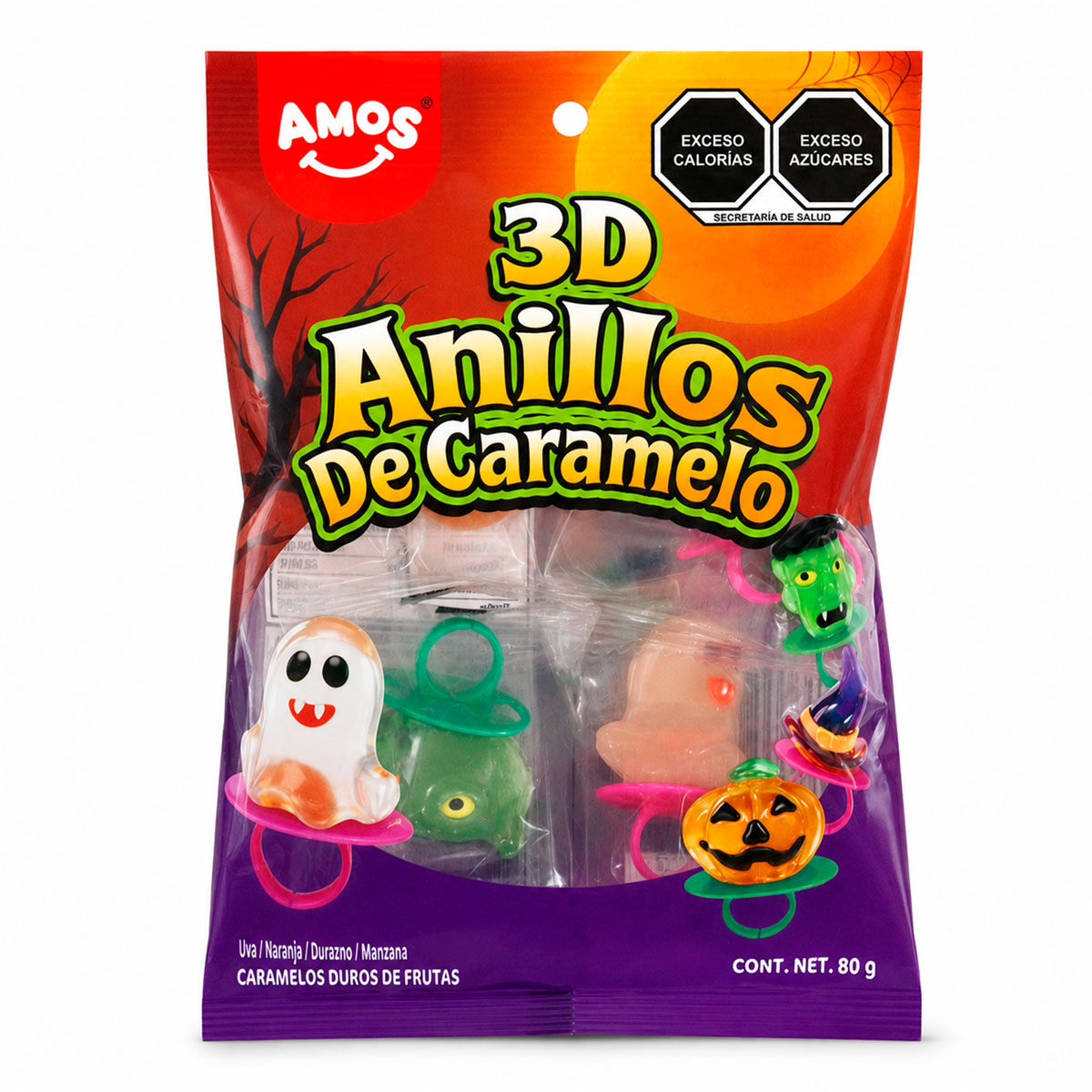 Anillos de Caramelo, Amos, 80 gr