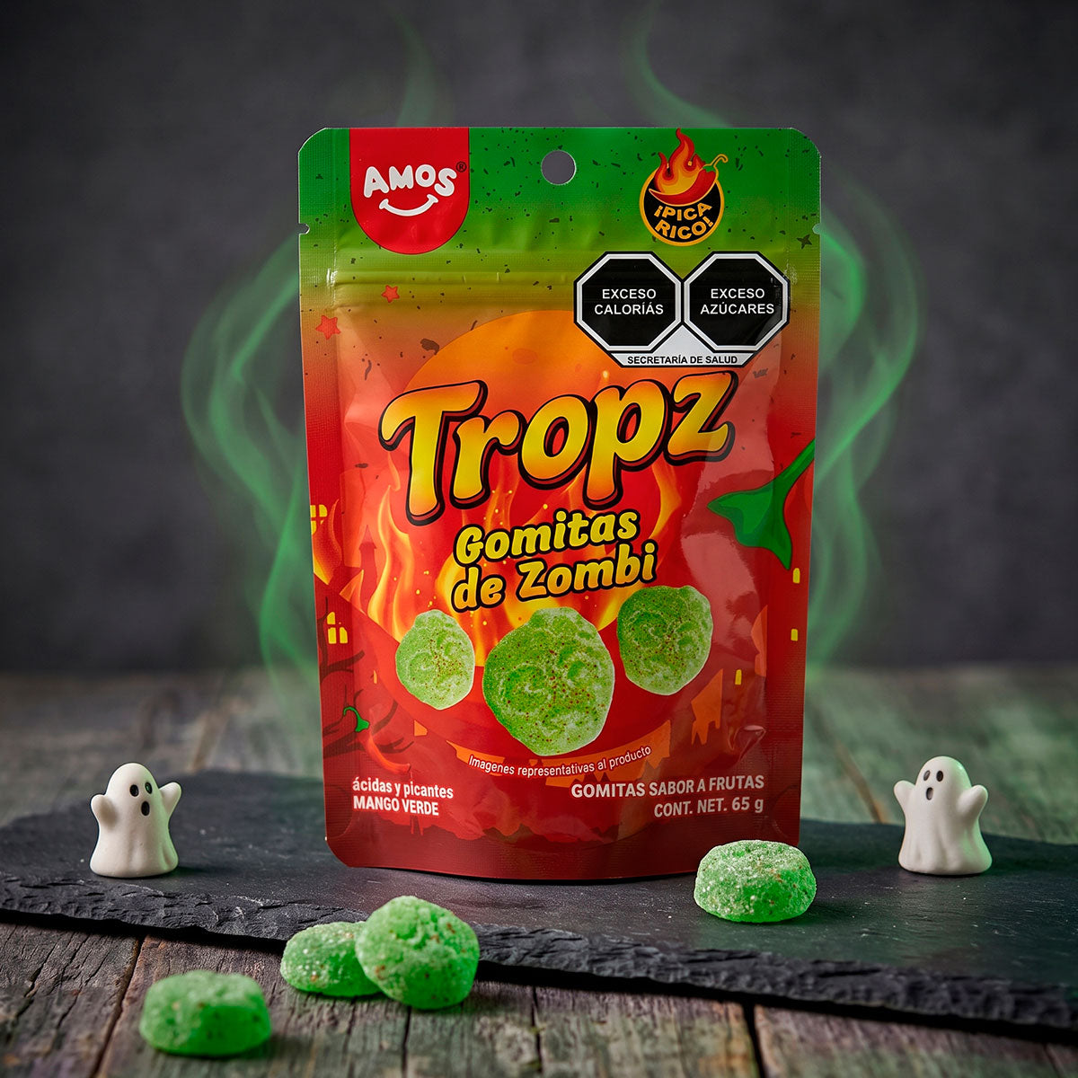 Zombie, Gomitas Picantes, Tropz, 65 gr