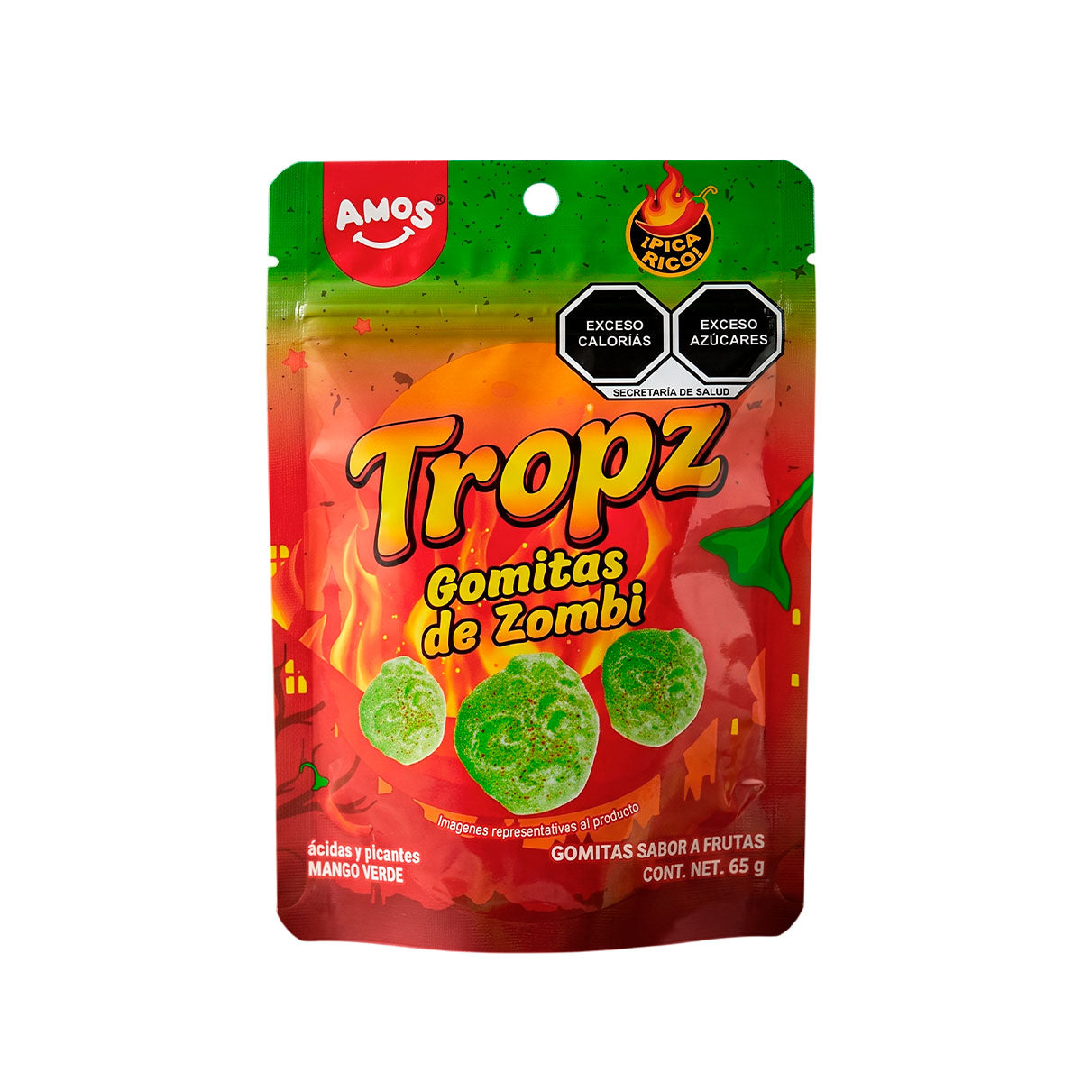Zombie, Gomitas Picantes, Tropz, 65 gr